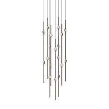 Sonneman 2012.33C-27-J20 - Aries 12" Round LED Pendant (2700K) w/20' Cords