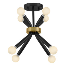 Lark Canada 83853BK - Small Convertible Semi-Flush Mount