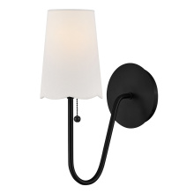 Lark Canada 84380BK - Medium Single Light Sconce