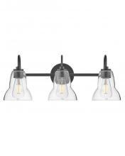 Lark Canada 85563BK - Medium Three Light Vanity