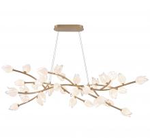 Lib & Co. CA 10116-03 - Belluno, 37 Light Oval LED Chandelier, Champagne Gold