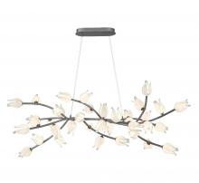 Lib & Co. CA 10116-042 - Belluno, 37 Light Oval LED Chandelier, Brushed Vintage Grey