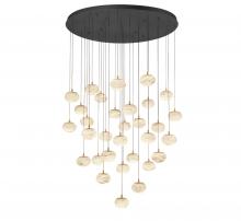 Lib & Co. CA 12123-02 - Calcolo, 31 Light LED Grand Chandelier, Matte Black
