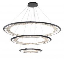 Lib & Co. CA 12165-040 - Nettuno, 3 Tier LED Chandelier, Painted Brushed Grey