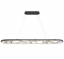 Lib & Co. CA 12175-040 - Nettuno, 72" Oval LED Chandelier, Painted Brushed Grey