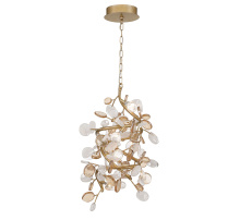 Lib & Co. CA 12325-057 - Pisa 7 Light LED Pendant Antique Gold