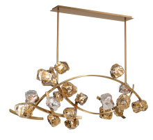 Lib & Co. CA 12331-037 - Sorano 19 Light LED Chandelier Brushed Brass