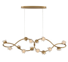 Lib & Co. CA 12333-061 - Philia 14 Light Oval LED Chandelier Antique Bronze
