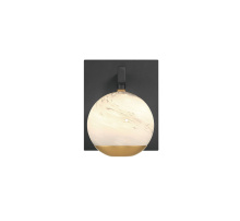 Lib & Co. CA 12353-02 - Baveno 1 Light LED Wall Mount Black