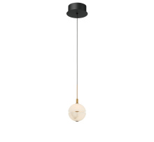 Lib & Co. CA 12369-02 - Corfu 1 Light LED Pendant Matte Black