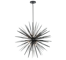 Lib & Co. CA 12432-06 - Pragma 14 Light Chandelier,metallic Black