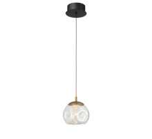 Lib & Co. CA 12438-02 - Camerino 1 Light LED Pendant Matte Black