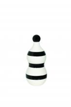 Zafferano America FAS1508 - CERAMIC BOTTLE w/PAINTED BANDS