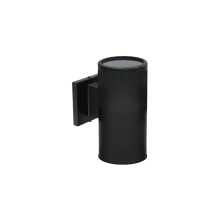 Avista Lighting A0903R-BK - Avista Cylinder Outdoor Wall Sconce Black -Round 9"