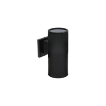 Avista Lighting A1003R-BK - Avista Cylinder Outdoor Wall Sconce Black -Round 10"