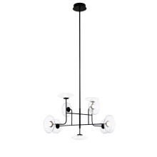 Avista Lighting A1899BK - Avista Helix Chandelier 9-Light Black -LED