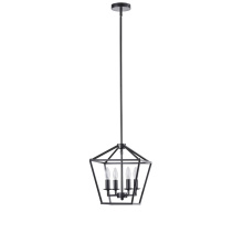 Avista Lighting A4812BK - Avista Stratford Pendant 4-Light Black