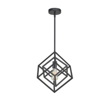Avista Lighting A5912BK - Avista Geometric 12" Pendant Black
