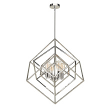 Avista Lighting A5924PN - Avista Geometric 24" Chandelier Polished Nickel