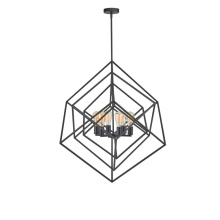 Avista Lighting A5930BK - Avista Geometric 30" Chandelier Black
