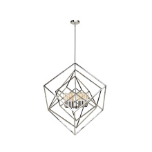 Avista Lighting A5930PN - Avista Geometric 30" Chandelier Polished Nickel