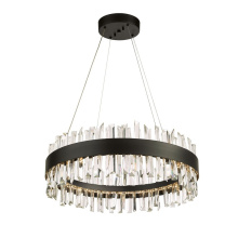 Avista Lighting A7824BK - Avista Geo Chandelier 24" Black-LED