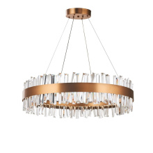 Avista Lighting A7830AB - Avista Geo Chandelier 30" Antique Brass-LED
