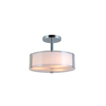 Avista Lighting A98043S-11 - Avista Urban Semi-Flush Mount 3-Light Brushed Nickel