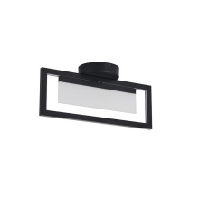 Avista Lighting F2518BK - Avista Arlo Flush Mount Black -LED