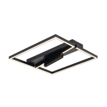 Avista Lighting F2815BK - Avista Milo Flush Mount Square Black -LED