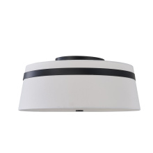 Avista Lighting F2919BK - Avista Lazo Semi-Flush 19" Black