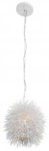 Varaluz 169M01WH - Urchin 1 Light Mini Pendant - White