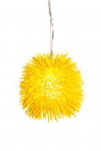 Varaluz 169M01YE - Urchin 1 Light Mini Pendant - Un-Mellow Yellow