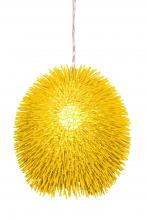 Varaluz 169P01YE - Urchin 1 Light Pendant - Un-Mellow Yellow