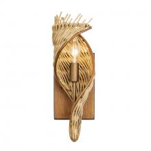 Varaluz 240K01BTR - Flow 1 Light Left Sconce - Baguette/Natural Rattan