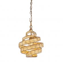 Varaluz 240P01BTR - Flow 1 Light Twist Pendant - Baguette/Natural Rattan