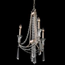 Varaluz 270C03TR - Barcelona 3 Light Crystal Chandelier - Transcend Silver