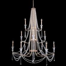 Varaluz 270C12TR - Barcelona 12 Light 3-Tier Crystal Chandelier - Transcend Silver
