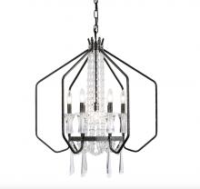 Varaluz 270P07OX - Barcelona 7 Light Crystal Pendant - Onyx