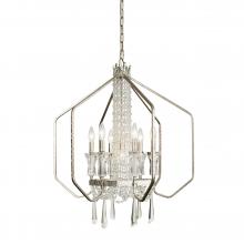 Varaluz 270P07TR - Barcelona 7 Light Crystal Pendant - Transcend Silver