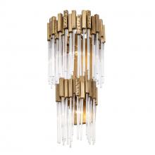 Varaluz 309W02LHG - Matrix 2 Light 2-Tier Sconce - Havana Gold