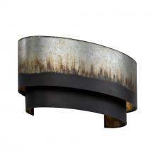 Varaluz 323W02OG - Cannery 2 Light Sconce - Ombre Galvanized