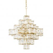 Varaluz 329C06CG - Cubic 6 Light Chandelier - Calypso Gold