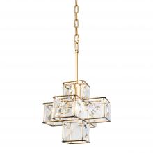 Varaluz 329P01CG - Cubic 1 Light Pendant - Calypso Gold