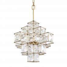 Varaluz 329P06CG - Cubic 6 Light Pendant - Calypso Gold