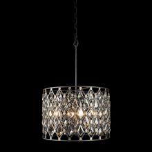 Varaluz 345P04CBHG - Windsor 4 Light Crystal Pendant - Carbon/Havana Gold