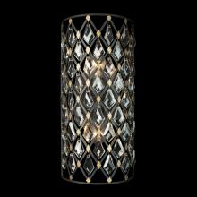 Varaluz 345W02CBHG - Windsor 2 Light Crystal Sconce/Bath - Carbon/Havana Gold