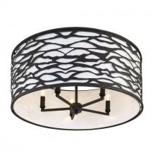 Varaluz 348S05CB - Kato 5 Light Convertible Semi-Flush/Pendant - Carbon