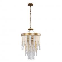 Varaluz 359C04HG - Lafayette 4 Light Chandelier - Havana Gold