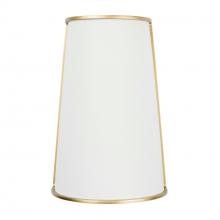 Varaluz 364W02MWFG - Coco 2 Light Sconce - Matte White/French Gold